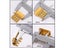 1 X Solid Brass Metal Key Snap Hook Key Holder Key Row Rivet Hook Keyring Carousel 6