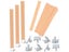 10pcs Wooden Candles Wick With Sustainer Tab Candle Wick Core For DIY 13cm Carousel 2