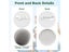 25-58MM Blank Badge Pin Button Maker Parts 100-500Pcs DIY Badge Button Making Carousel 5