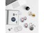 25-58MM Blank Badge Pin Button Maker Parts 100-500Pcs DIY Badge Button Making Carousel 6