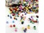 200PCS 4x4mm Small Cube Colorful Acrylic Mosaic Stones DIY Handmade Children's Carousel 7