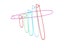 6PCS/Set Aluminum Knitting Needles Clip Craft Stitch Holders Safety Pins Carousel 3