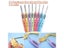 Delysia King 8 Pcs Set Sweater Crochet Needle Set 2.5 6mm Colorful Soft Plastic Carousel 2