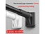 40-450CM White Shower Curtain Rod Stainless Steel Tension Telescopic Rod No Carousel 2