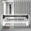 40-450CM White Shower Curtain Rod Stainless Steel Tension Telescopic Rod No Carousel 3