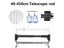 40-450CM White Shower Curtain Rod Stainless Steel Tension Telescopic Rod No Carousel 7