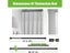 28-48 / 33-59inch Black White Expandable Curtain Rods No Drilling Carousel 3