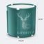 Portable Foldable Bathtub Bucket Large Capacity Bathroom Ice Bath Winter Shower Carousel 8