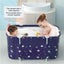 Portable Folding Bathtub For Adult Children Swimming Pool Large Plastic Bathtub Carousel 4