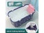 Foldable Rectangle Bathtub For Adult Home Care Portable Bath Tub Blue Sky Carousel 3