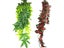 Reptile Plant Plastic Simulation Leaf With Sucker For Aquarium Decoration Carousel 2