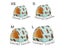 Small Animal Sleeping Bed For Hamster Rabbit Squirrel Guinea Pig Winter Warm Carousel 7