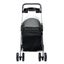 Pet Stroller Dog Cat Pram Foldable Carrier Large Travel 4 Wheels Pushchair Black Carousel 2