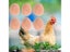 6/12PCS Hatching Egg Easter Hen Poultry Hatch Breeding Simulation Fake Plastic Carousel 6