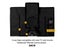 Waterproof Outdoor TV Cover Set Dustproof Oxford Black Television Case 22'' To Carousel 6