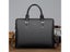 New Luxury Cow Genuine PU Leather Men's Briefcase Messenger Bag Carousel 6