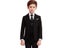 Boys Black 007 Wedding Suit Kids Formal Blazer Set Carousel 2
