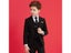 Boys Black 007 Wedding Suit Kids Formal Blazer Set Carousel 1