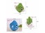 1 PCs Small Flute Color Ocarina 6 Holes Mini Instrument For Kids Carousel 8