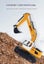 RC excavator Digger, HUINA 1516, 1:24, Rechargeable,6CH. Carousel 6