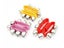 Jingle Bells Bracelet Wrist Tambourine Fastener Tape Percussion Musical Toy Carousel 5
