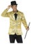 Gold Jacket Sequin Costume Cabaret 20s Jazz Gatsby Magician Top Jacket Carousel 1