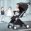 Black Easy Fold Lightweight Compact Baby Stroller Pram Travel Carry on Plane Carousel 3