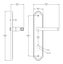 Iver Annecy Door Lever on Shouldered Backplate Passage Kit Carousel 3