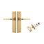Iver Annecy Door Lever on Chamfered Backplate Passage Kit Carousel 1