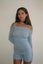 Solid Knitted Playsuits Women Sexy Off Shoulder Long Sleeve Spaghetti Carousel 4