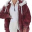 New Autumn/Winter Loose Plush Zipper Hooded Coat for Carousel 7