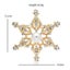 Sparkle In Winter Snowflake Brooches With 2 Colour Rhinestones Carousel 4