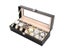 Watch Organizer Storage Boxes For Travel Watches Pu Leather Glass Case Display Carousel 4