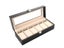 Watch Organizer Storage Boxes For Travel Watches Pu Leather Glass Case Display Carousel 5