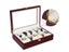 Luxury Wooden Watch Box 1/2/3/5/6/10/12 Grids Watch Organizers 6 Slots Wood Carousel 5