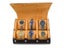 Watch Travel Case For Men Women - 6 Slots Watch Box Organizer Carousel 7