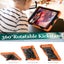 iPad 5th/6th Gen/Air 2/Pro 9.7 inch Hand Strap Stand Case-Orange&Black Carousel 3