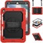 iPad 7th/8th/9th Gen 10.2 inch 2019-2021 Hand Strap Stand Case-Red&Black Carousel 1