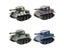 4CH Mini RC Tank Car Electronic Radio Micro Model High Simulation Remote Carousel 8