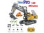 1:24 9CH RC Alloy Dump Truck Car Engineering Vehicle Forklift Heavy Excavator Carousel 4
