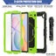 Samsung Galaxy Tab S6 Lite 10.4 inch Hand Strap Stand Case-Black&Green Carousel 5