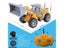 Rc Car Toys Truck 1:30 Wheel Shovel Loader 6CH 4WD Metal Remote Control Carousel 4