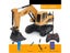 1:24 RC Trucks Remote Control Excavator Bulldozer Toy Engineering Car Electric Carousel 4
