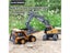 2.4G Remote Control Excavator Car 1:20 2.4GHz RC Engineering Vehicle Crawler Carousel 3