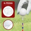 50Pcs Golf Tees Reduce Friction and Side Spin Transparent Plastic Carousel 1