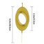 Brand New Cake Topper Cake Decorating Cupcakecandle Gold #0 *Sale NOW* Carousel 3