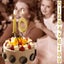 Brand New Cake Topper Cake Decorating Cupcakecandle Gold #0 *Sale NOW* Carousel 7