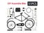 51PCS Mini Alloy Bicycle Model Metal Bike Sliding Assembled Version Simulation Carousel 4