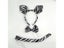 Adults Kids Plush Cartoon Animal Zebra Ear Headband Hairband Tail Bow Birthday Carousel 3