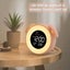 Alarm Clock with Touch Color-Changing Night Light Digital Alarm Clock White Carousel 2